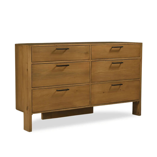 Lachlan Brown Soft - Close Drawer Dresser - LOOMLAN - Moe's Home - Dressers