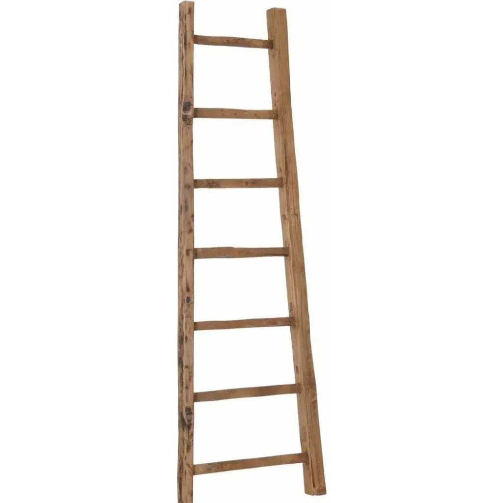 Ladder Etagere Wood Shelves Wood Tall & Narrow - LOOMLAN - LH Imports - Etageres
