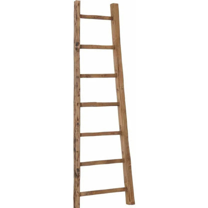 Ladder Etagere Wood Shelves Wood Tall & Narrow - LOOMLAN - LH Imports - Etageres