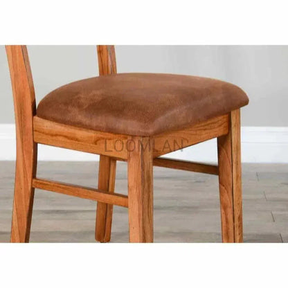 Ladderback Chair with Cushion Seat Set - LOOMLAN - Sunny D - Dining Chairs