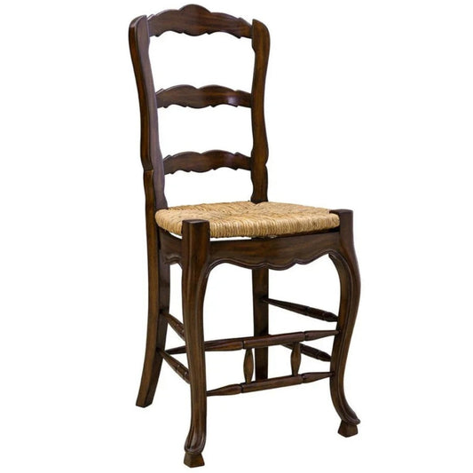 Ladderback Wood Counter Stool