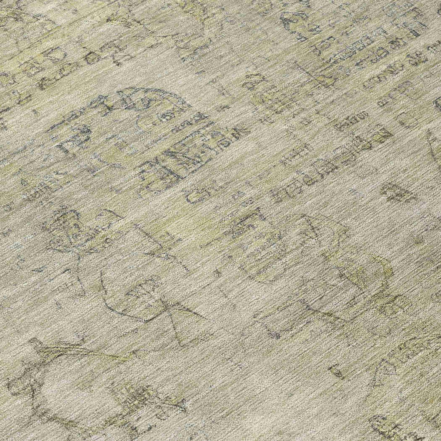 Laeanor Brown Washable Indoor-Outdoor Rug