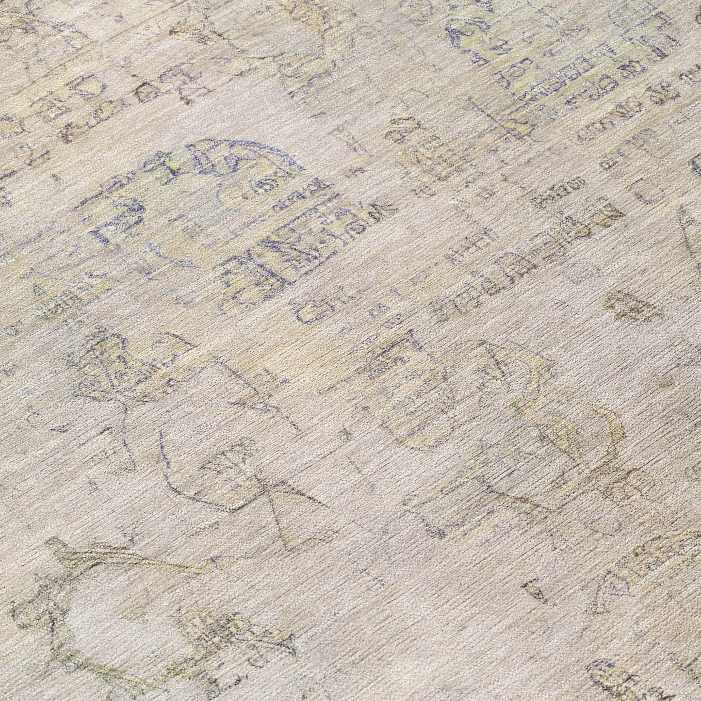 Laeanor Ivory Washable Indoor-Outdoor Rug