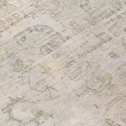 Laeanor Ivory Washable Indoor-Outdoor Rug