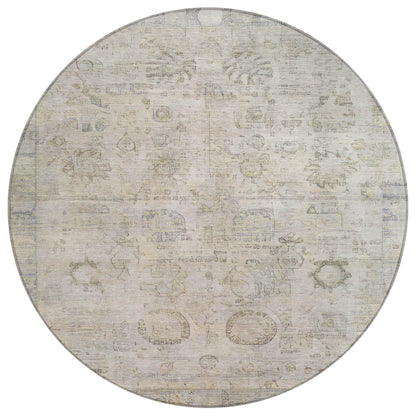 Laeanor Ivory Washable Indoor-Outdoor Rug