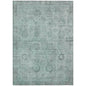 Laeanor Teal Washable Indoor-Outdoor Rug
