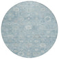 Laeara Blue Washable Indoor-Outdoor Rug