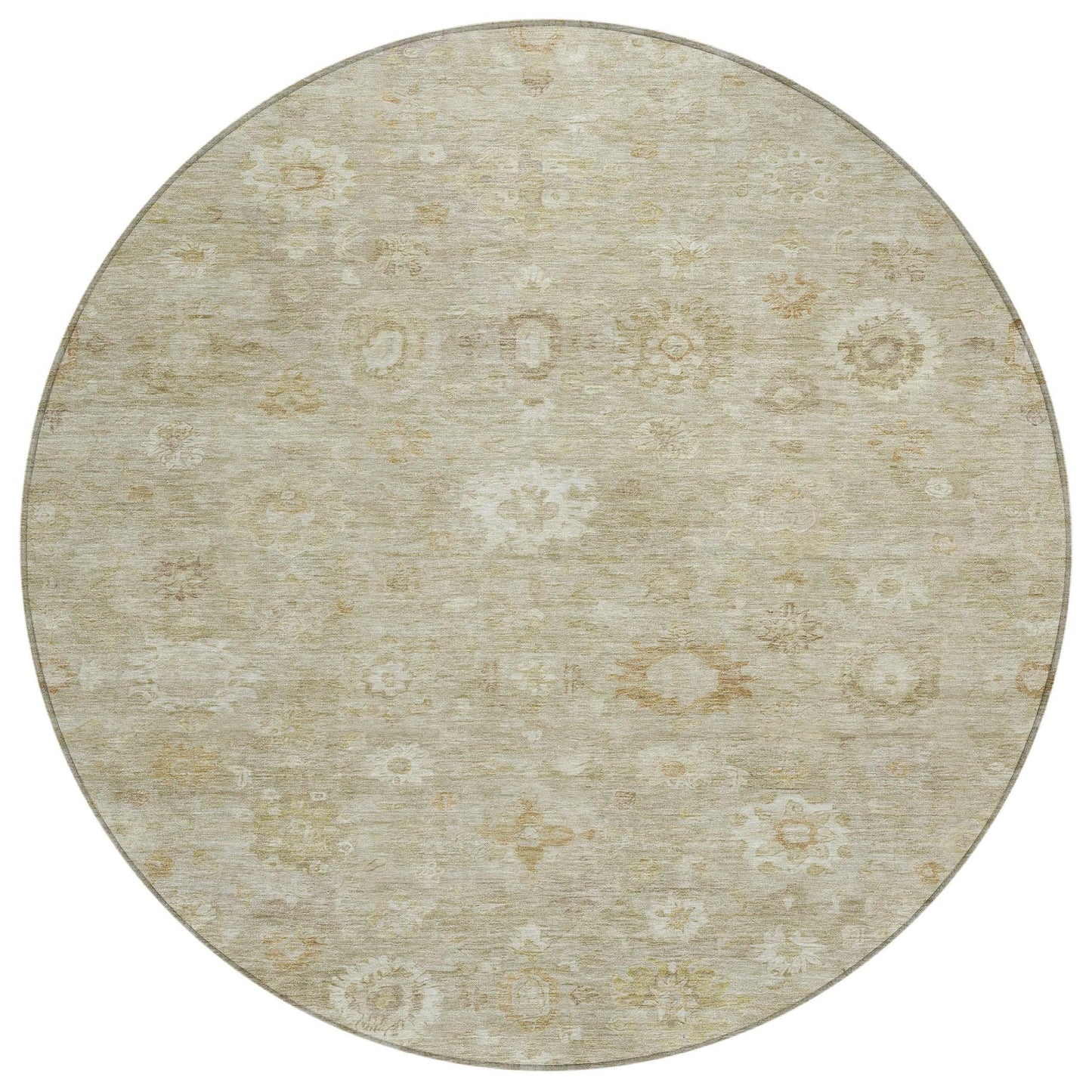 Laeara Brown Washable Indoor-Outdoor Rug