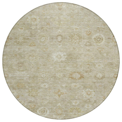 Laeara Brown Washable Indoor-Outdoor Rug