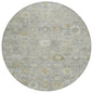 Laeara Gray Washable Indoor-Outdoor Rug