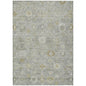 Laeara Gray Washable Indoor-Outdoor Rug