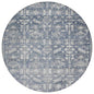 Laearis Blue Washable Indoor-Outdoor Rug