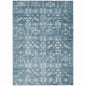 Laearis Denim Washable Indoor-Outdoor Rug