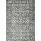 Laearis Gray Washable Indoor-Outdoor Rug