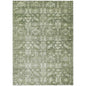 Laearis Green Washable Indoor-Outdoor Rug