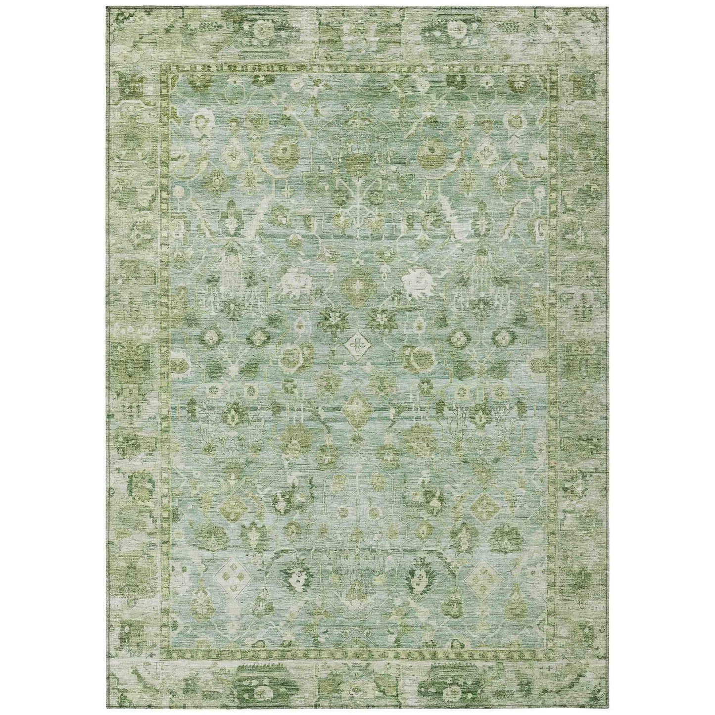 Laeel Aloe Washable Indoor-Outdoor Rug