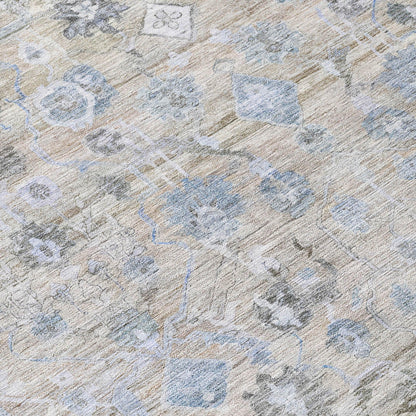 Laeel Beige Washable Indoor-Outdoor Rug