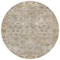 Laeel Brown Washable Indoor-Outdoor Rug