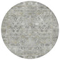 Laeel Gray Washable Indoor-Outdoor Rug
