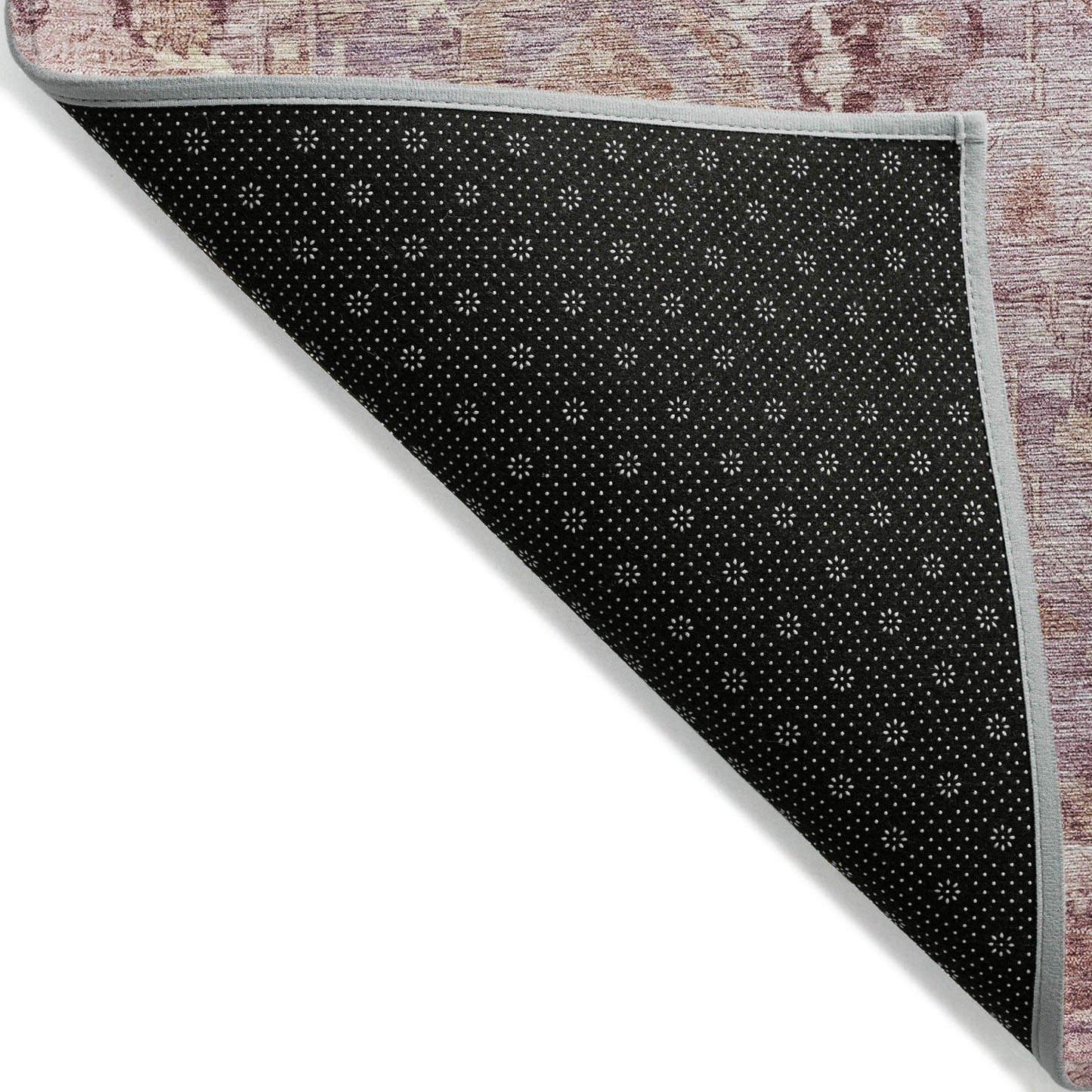 Laeel Pink Washable Indoor-Outdoor Rug