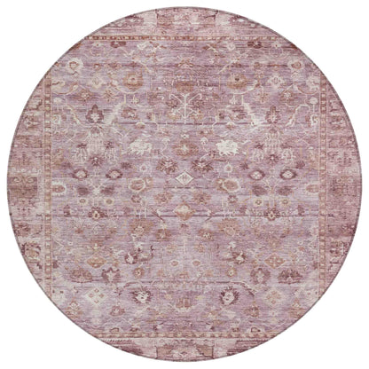 Laeel Pink Washable Indoor-Outdoor Rug