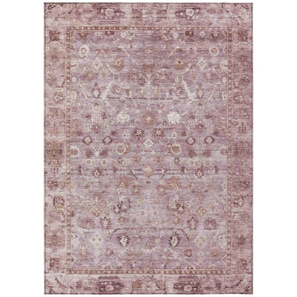 Laeel Pink Washable Indoor-Outdoor Rug