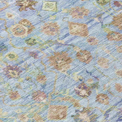 Laeel Seafoam Washable Indoor-Outdoor Rug