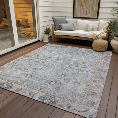 Laeel Sky Washable Indoor-Outdoor Rug