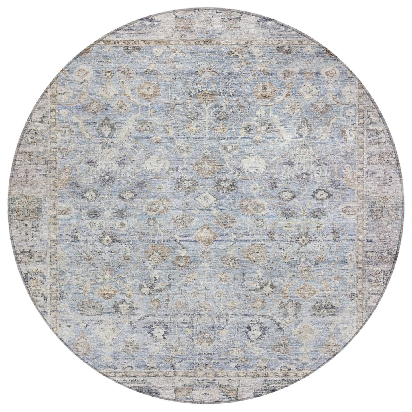 Laeel Sky Washable Indoor-Outdoor Rug