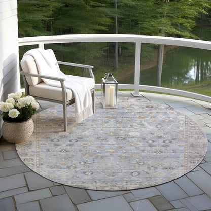 Laeel Sky Washable Indoor-Outdoor Rug