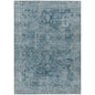 Laeon Blue Washable Indoor-Outdoor Rug
