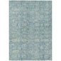 Laeora Blue Washable Indoor-Outdoor Rug