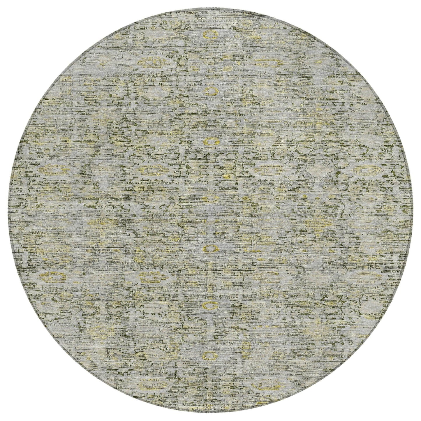 Laeora Gray Washable Indoor-Outdoor Rug