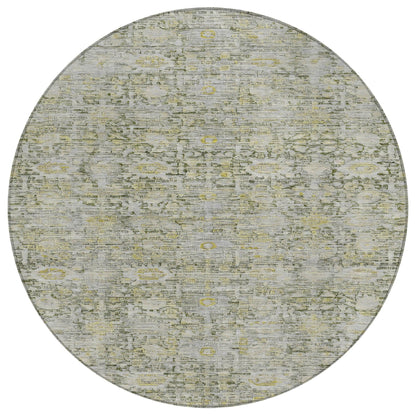 Laeora Gray Washable Indoor-Outdoor Rug