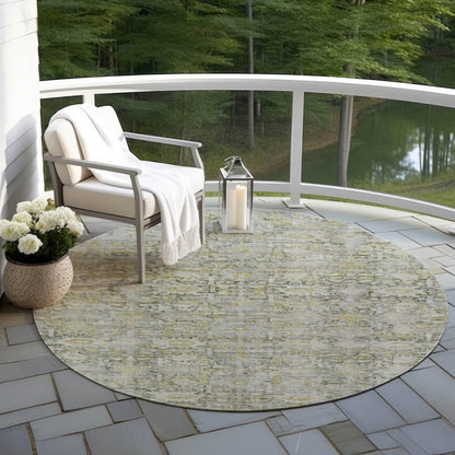 Laeora Gray Washable Indoor-Outdoor Rug