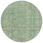 Laeora Green Washable Indoor-Outdoor Rug