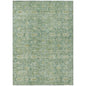 Laeora Green Washable Indoor-Outdoor Rug
