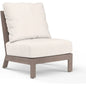 Laguna Sunbrella Armless Outdoor Club Chair-Outdoor Accent Chairs-Sunset West-Canvas Natural-LOOMLAN