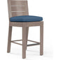 Laguna Sunbrella Outdoor Barstool-Outdoor Bar Stools-Sunset West-Spectrum Indigo-LOOMLAN