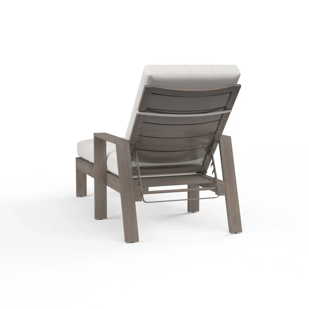 Laguna Sunbrella Outdoor Chaise Lounge-Outdoor Chaises-Sunset West-LOOMLAN