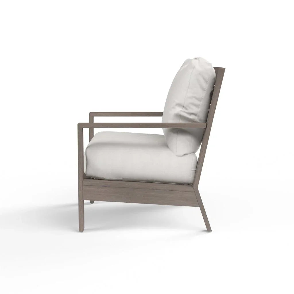 Laguna Sunbrella Outdoor Club Chair-Outdoor Accent Chairs-Sunset West-LOOMLAN