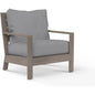 Laguna Sunbrella Outdoor Club Chair-Outdoor Accent Chairs-Sunset West-Canvas Granite-LOOMLAN