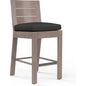 Laguna Sunbrella Outdoor Counter Stool-Outdoor Counter Stools-Sunset West-Spectrum Carbon-LOOMLAN