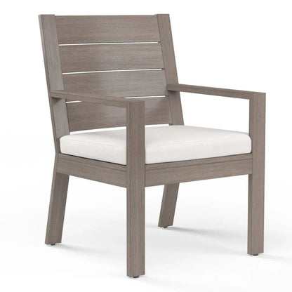 Laguna Sunbrella Outdoor Dining Armchair 2PC-Outdoor Dining Chairs-Sunset West-Canvas Flax-LOOMLAN