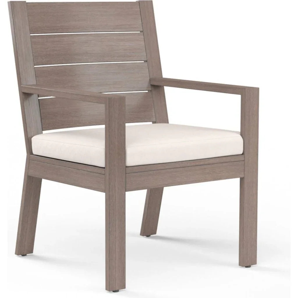 Laguna Sunbrella Outdoor Dining Armchair 2PC-Outdoor Dining Chairs-Sunset West-Canvas Natural-LOOMLAN