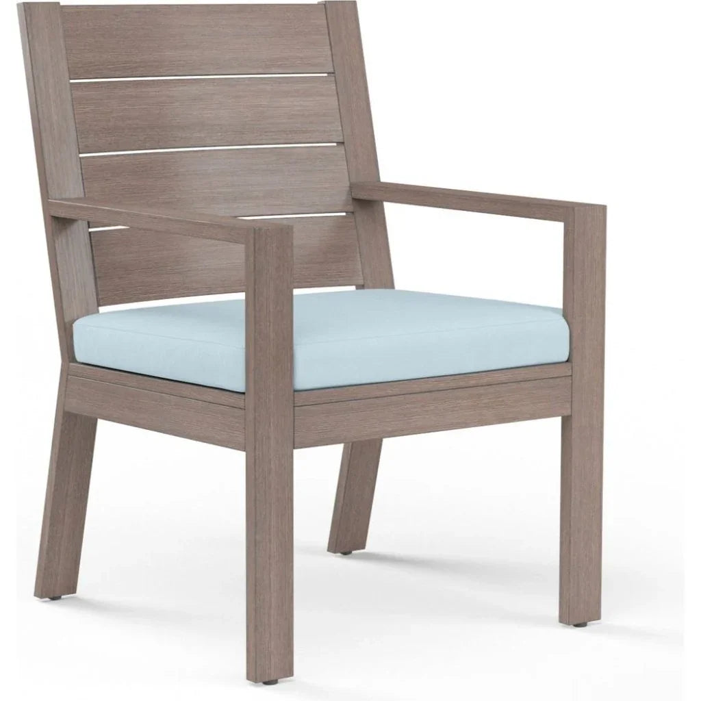 Laguna Sunbrella Outdoor Dining Armchair 2PC-Outdoor Dining Chairs-Sunset West-Canvas Skyline-LOOMLAN