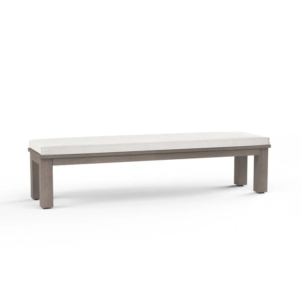 Laguna Sunbrella Outdoor Dining Bench-Outdoor Benches-Sunset West-LOOMLAN