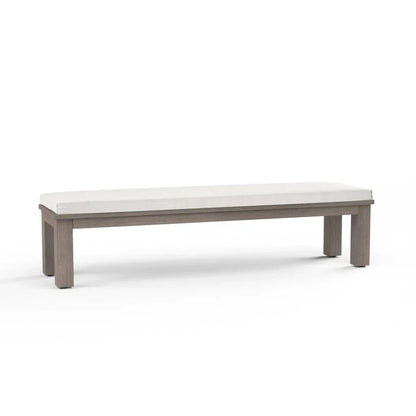 Laguna Sunbrella Outdoor Dining Bench-Outdoor Benches-Sunset West-LOOMLAN