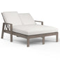 Laguna Sunbrella Outdoor Double Chaise Lounge-Outdoor Chaises-Sunset West-Canvas Flax-LOOMLAN