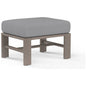 Laguna Sunbrella Outdoor Ottoman-Outdoor Ottomans-Sunset West-Canvas Granite-LOOMLAN